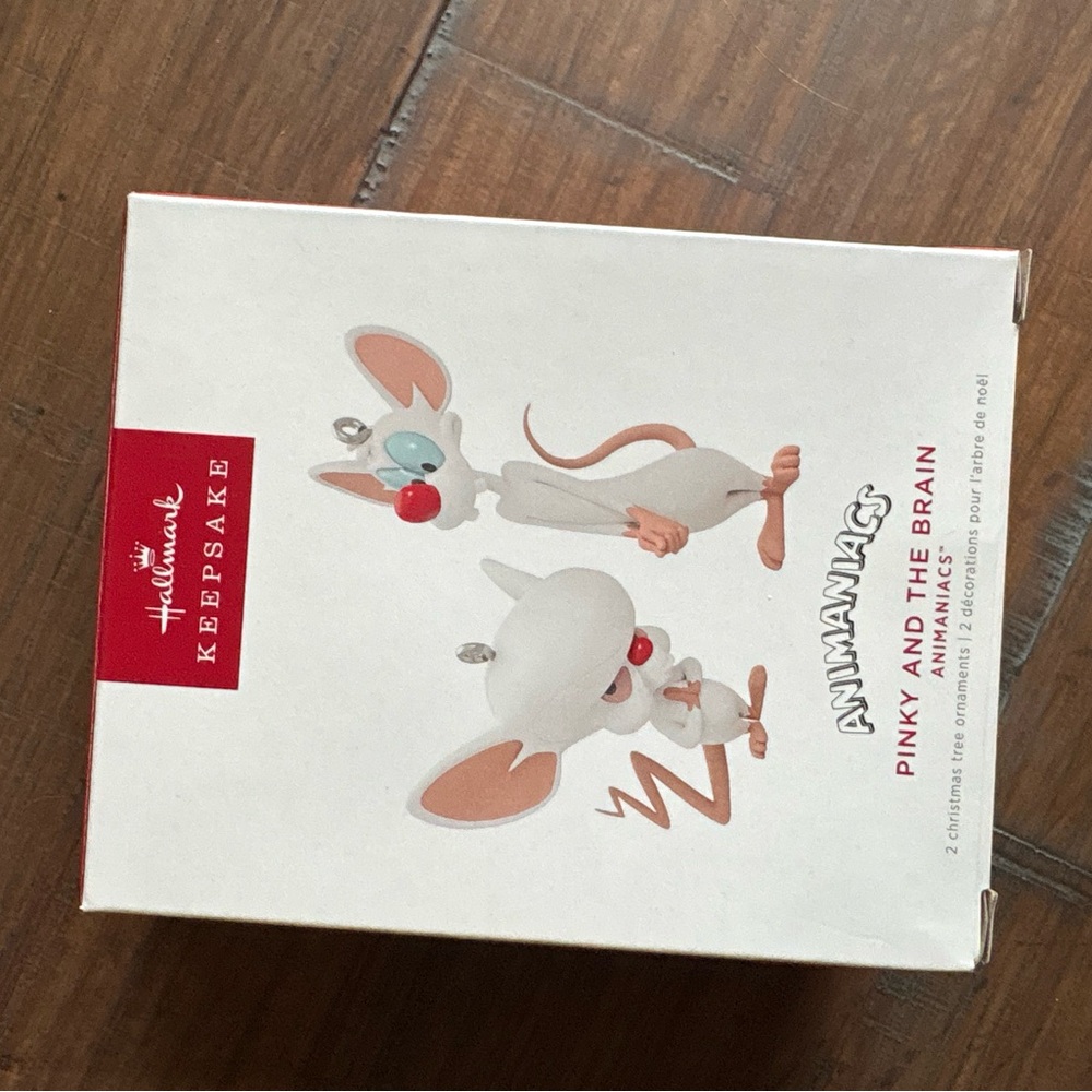 Hallmark Keepsake Pinky and the Brain Ornament Set
